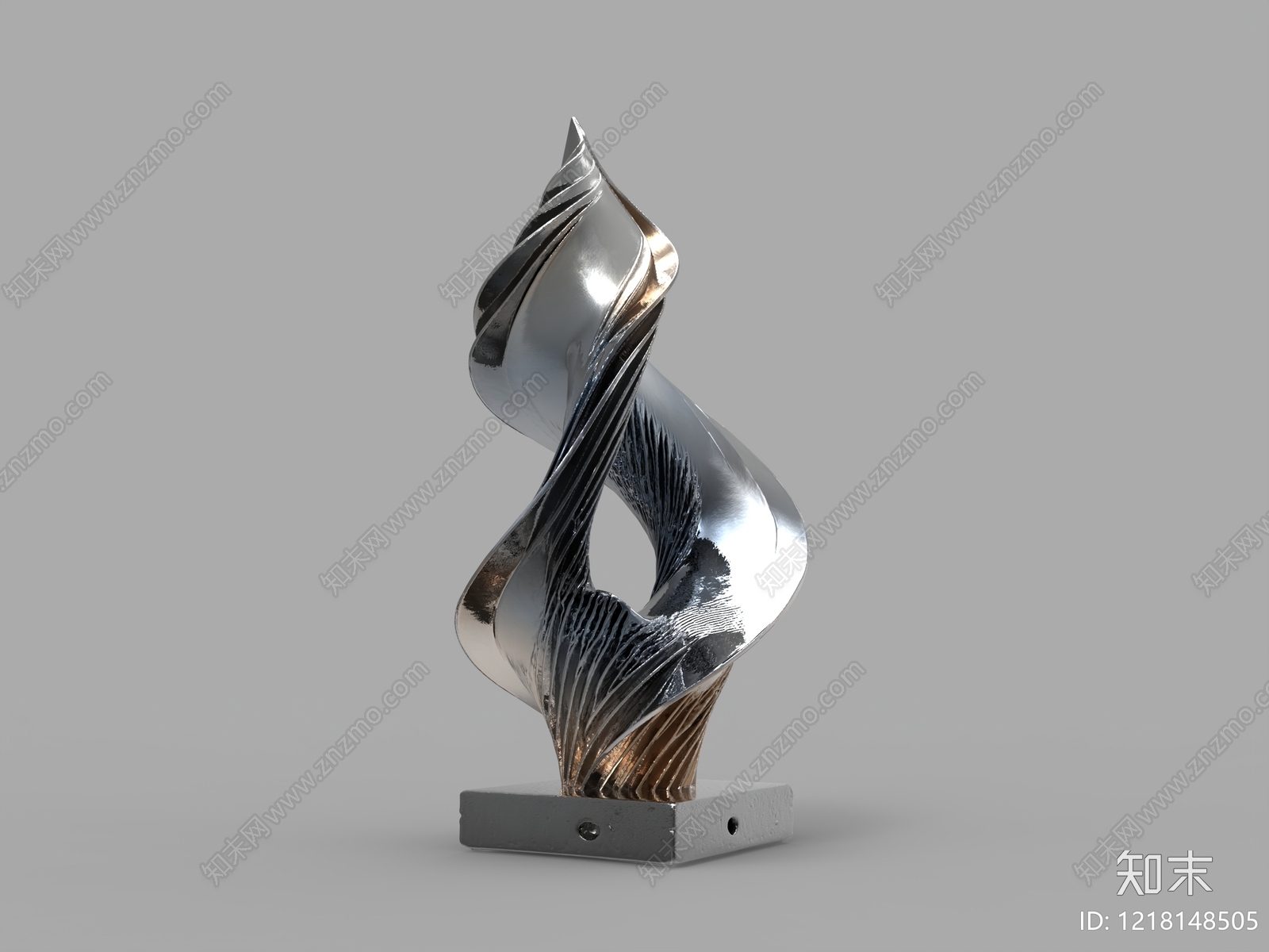 现代艺术雕塑雕塑摆件3D模型下载【ID:1218148505】