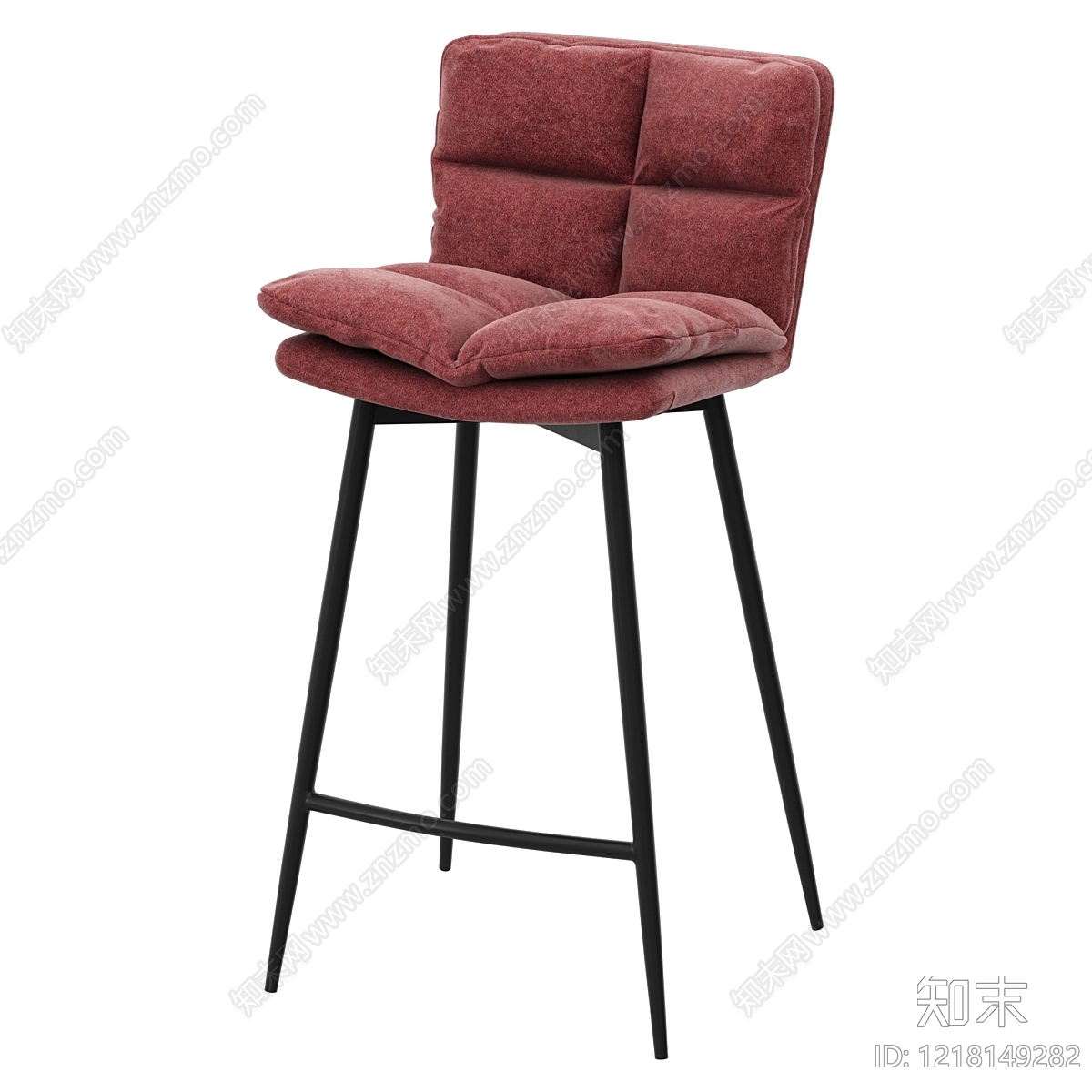 现代简约吧椅3D模型下载【ID:1218149282】