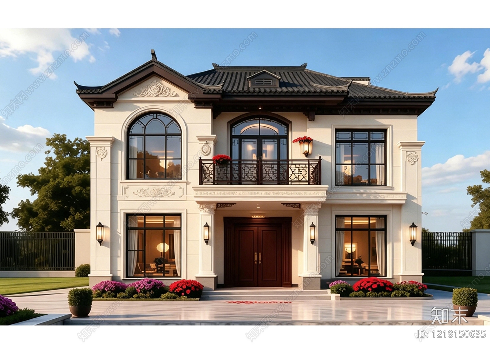别墅建筑cad施工图下载【ID:1218150635】