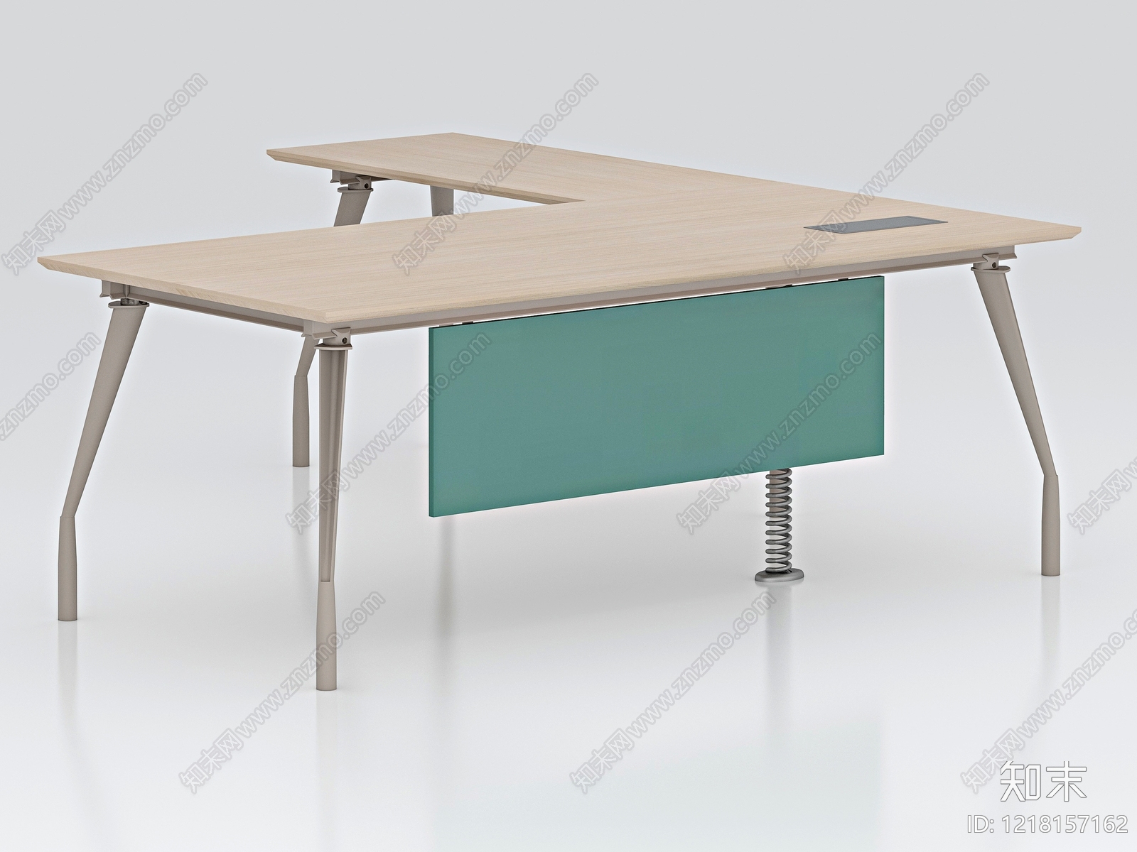 现代简约办公桌3D模型下载【ID:1218157162】