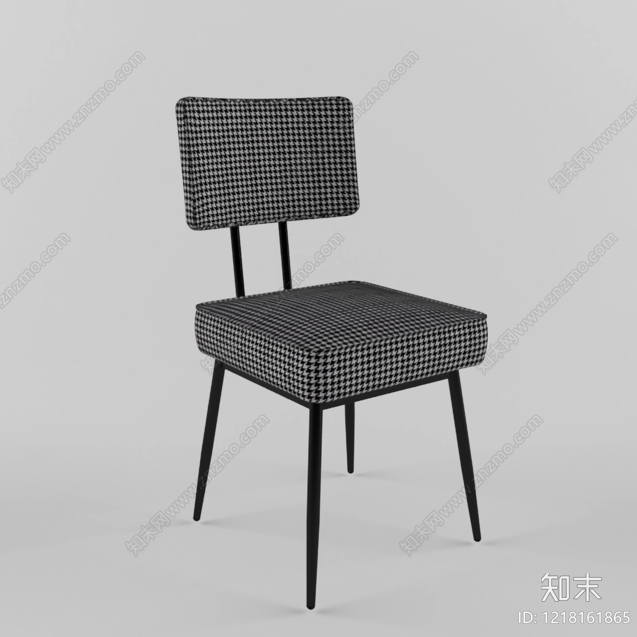 复古餐椅3D模型下载【ID:1218161865】