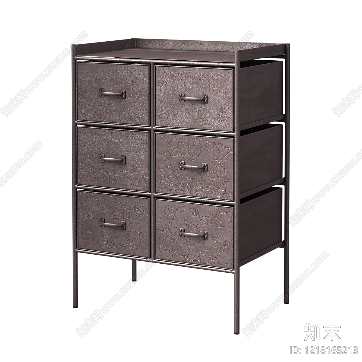 复古工业风斗柜3D模型下载【ID:1218165213】