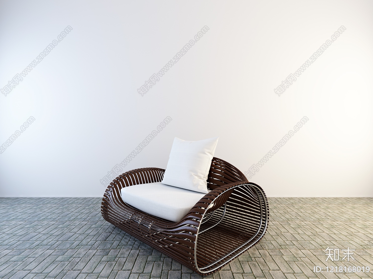 现代简约休闲椅3D模型下载【ID:1218168019】