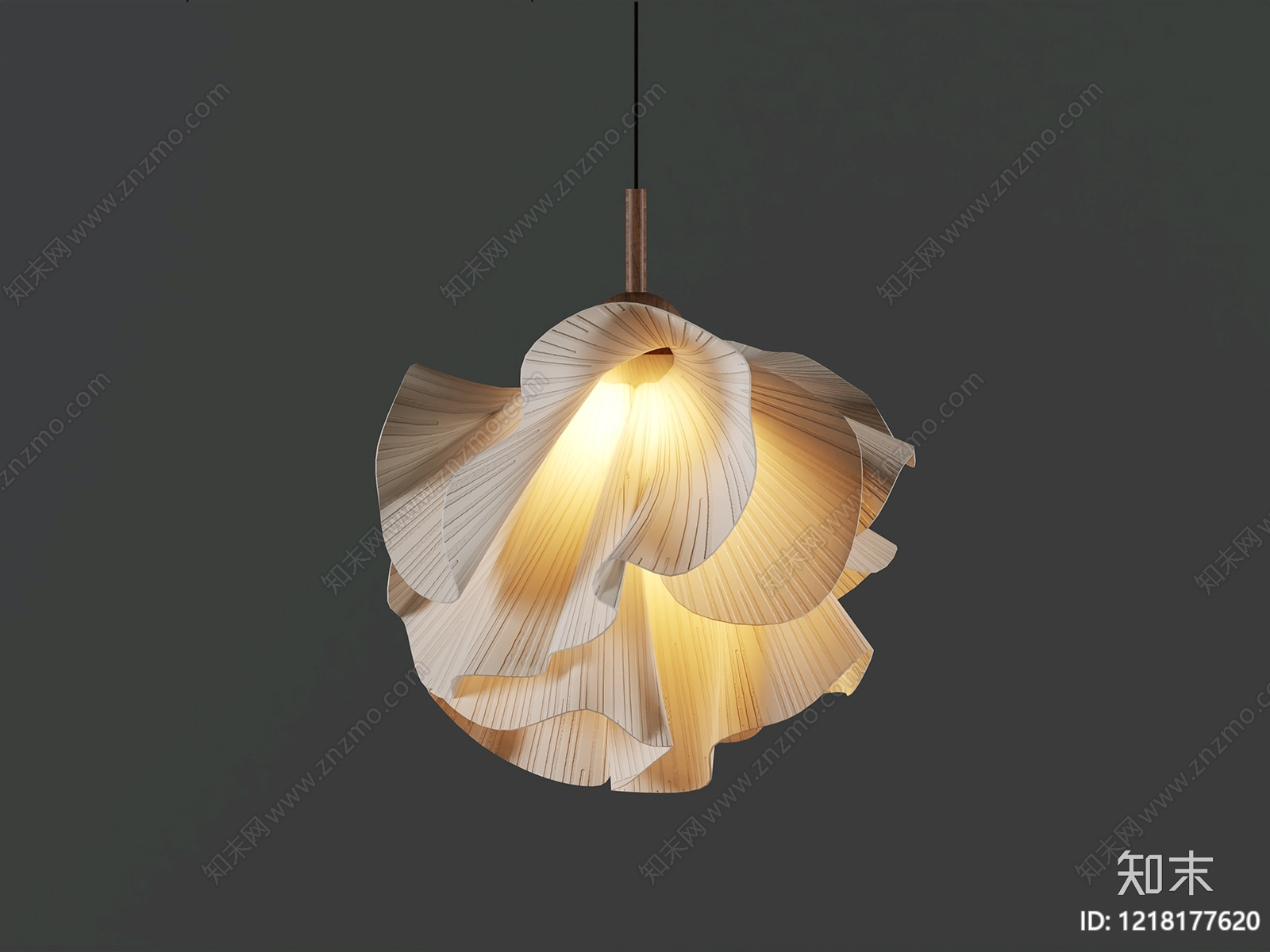 新中式灯具组合3D模型下载【ID:1218177620】