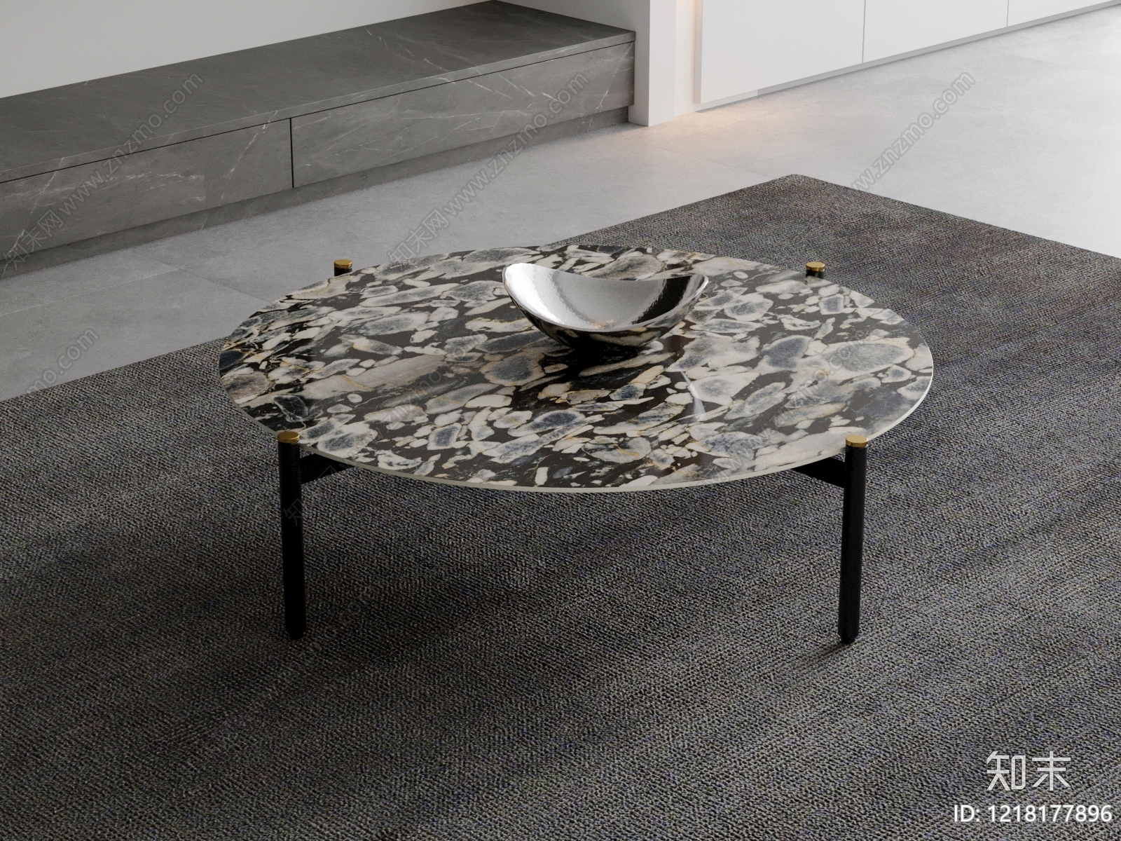 现代简约茶几3D模型下载【ID:1218177896】