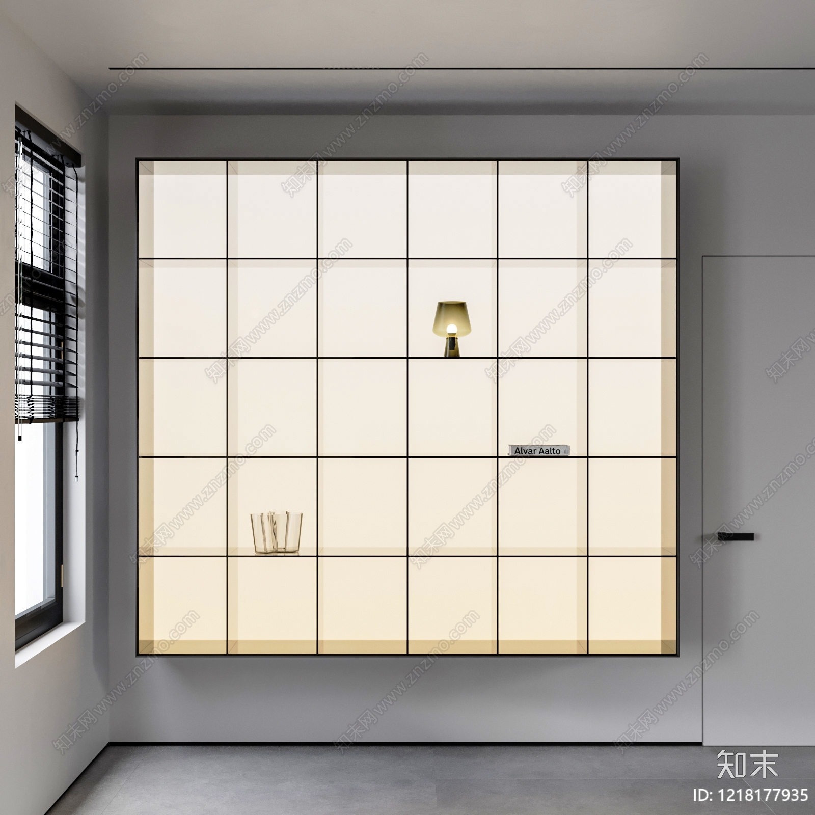 现代书架SU模型下载【ID:1218177935】
