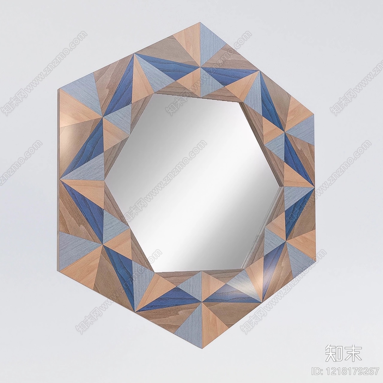 几何拼接镜子3D模型下载【ID:1218179267】