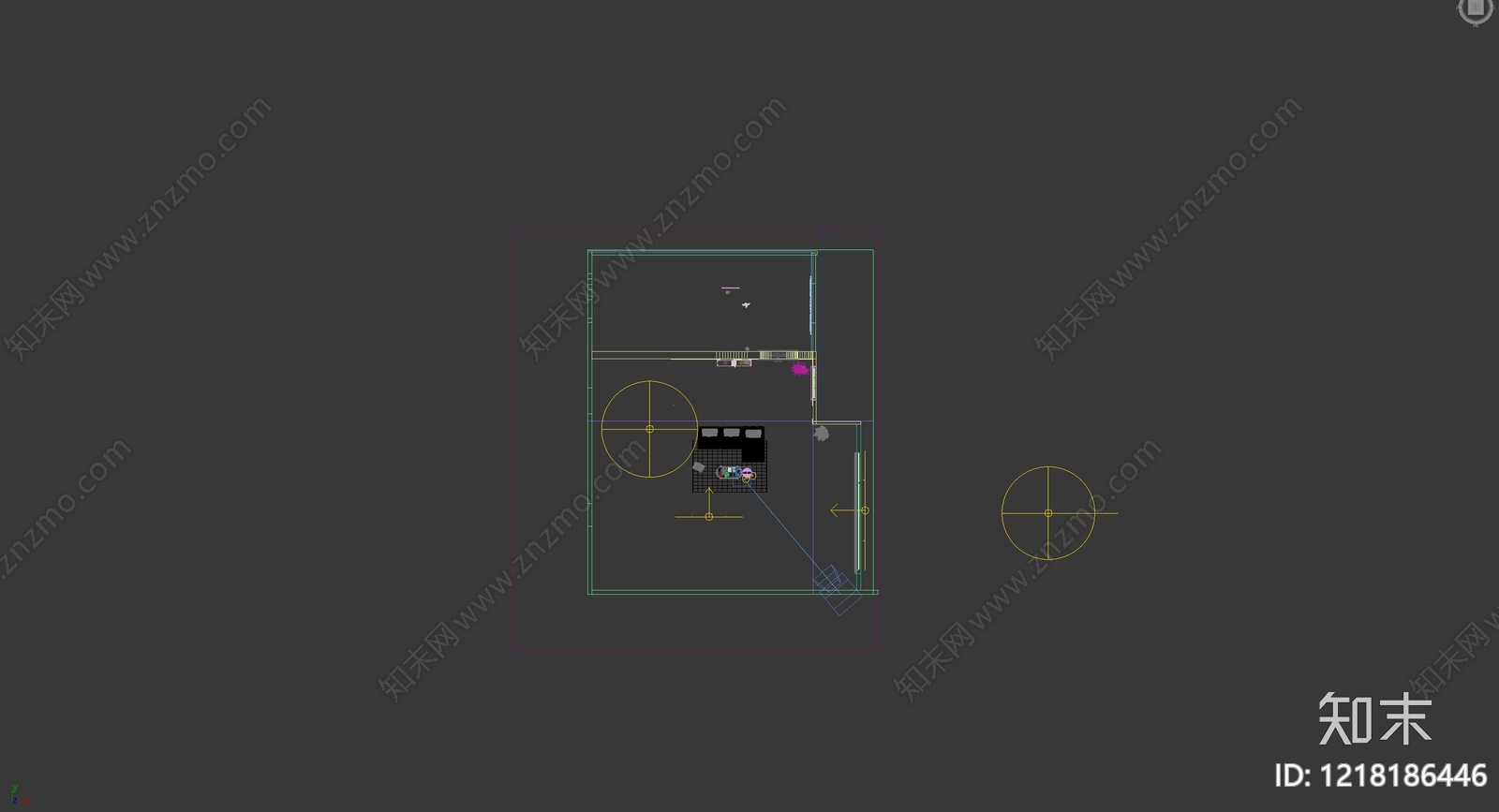 奶油风垃圾桶3D模型下载【ID:1218186446】