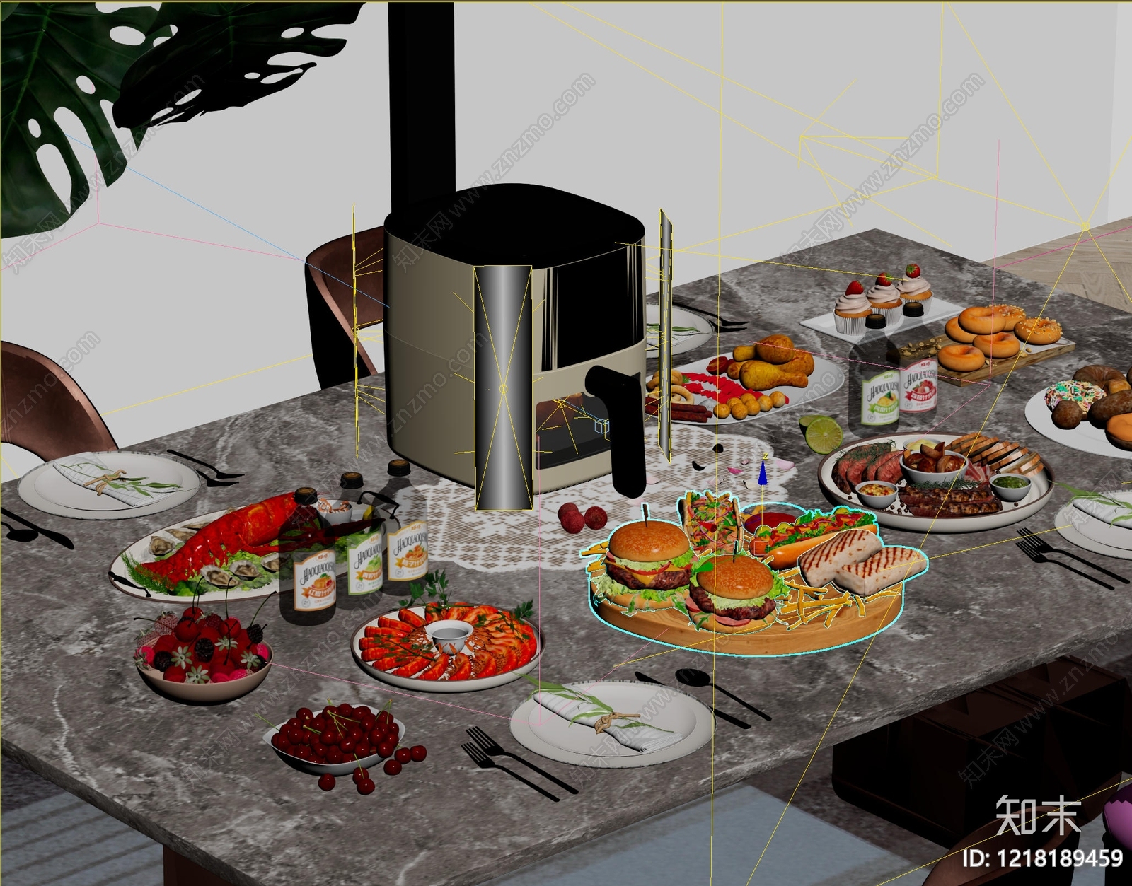 现代轻奢其他电器3D模型下载【ID:1218189459】