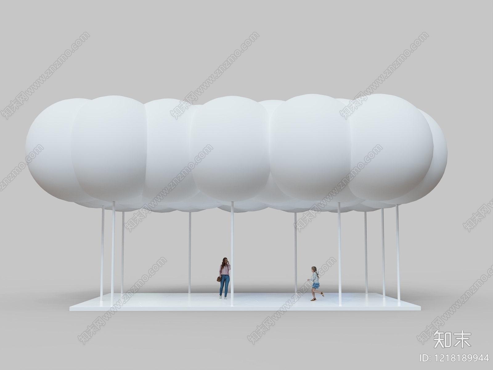 极简主义雨棚SU模型下载【ID:1218189944】