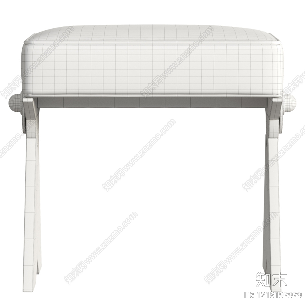 现代简约沙发凳3D模型下载【ID:1218197979】