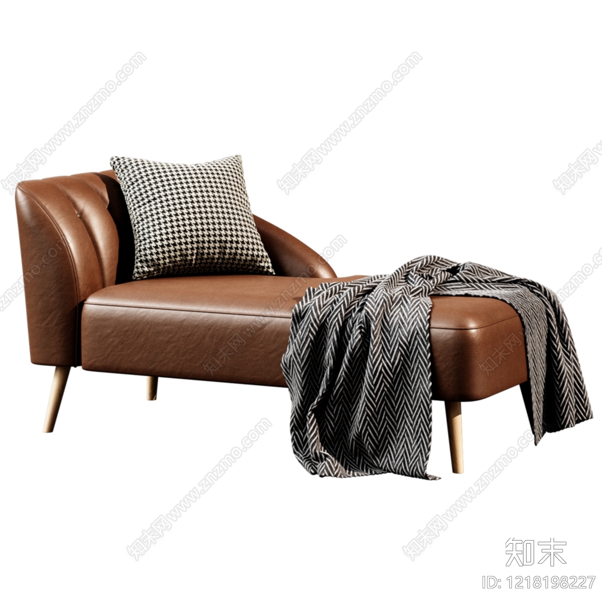 复古混搭贵妃椅3D模型下载【ID:1218198227】