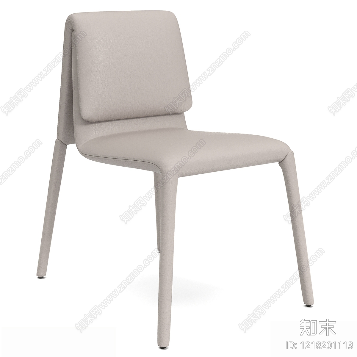 极简餐椅3D模型下载【ID:1218201113】