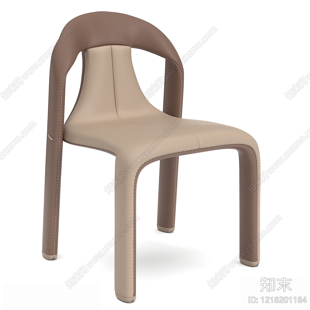 现代简约餐椅3D模型下载【ID:1218201184】