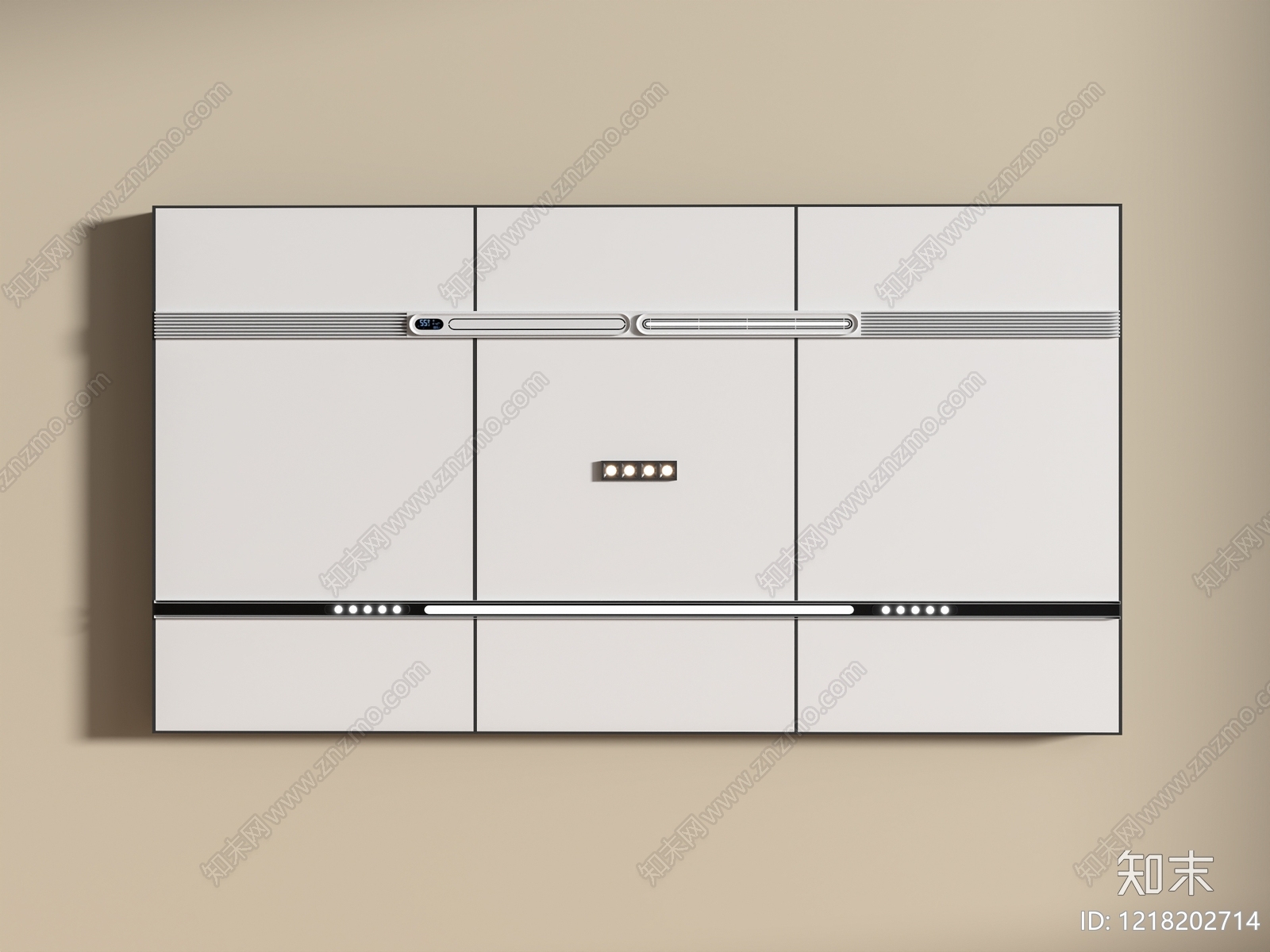 现代简约吊顶3D模型下载【ID:1218202714】