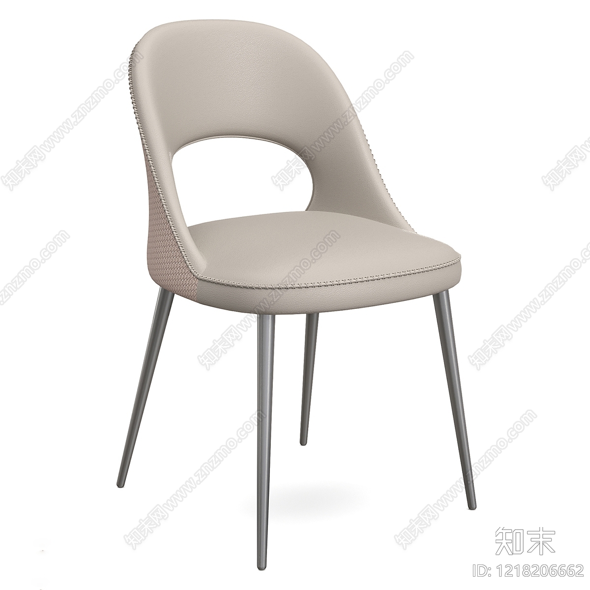 现代简约餐椅3D模型下载【ID:1218206662】