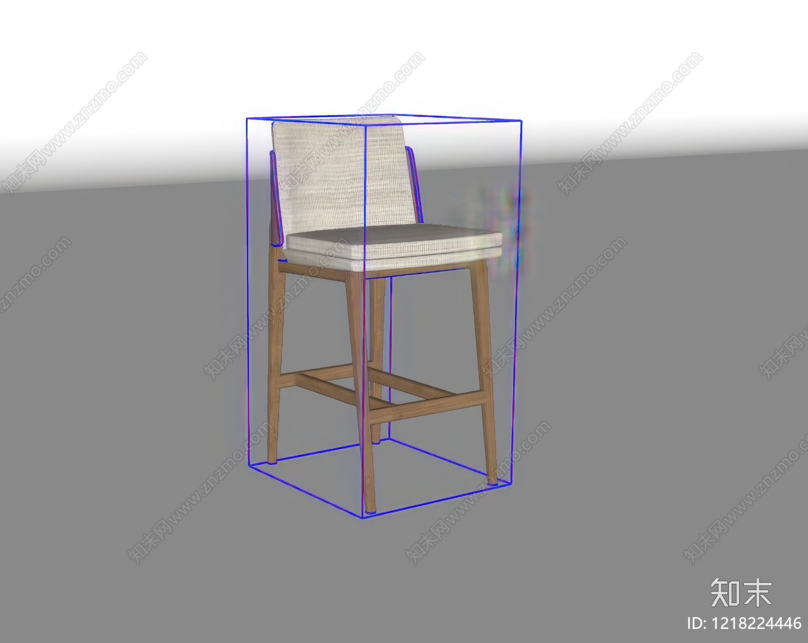 原木风吧椅SU模型下载【ID:1218224446】