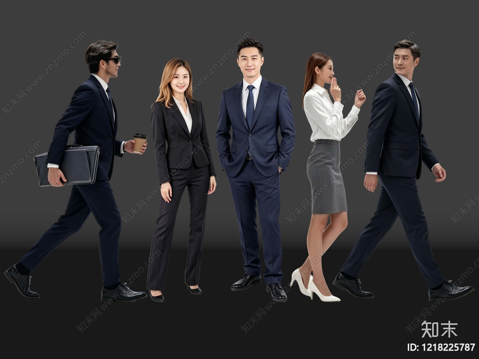 现代简约多人SU模型下载【ID:1218225787】