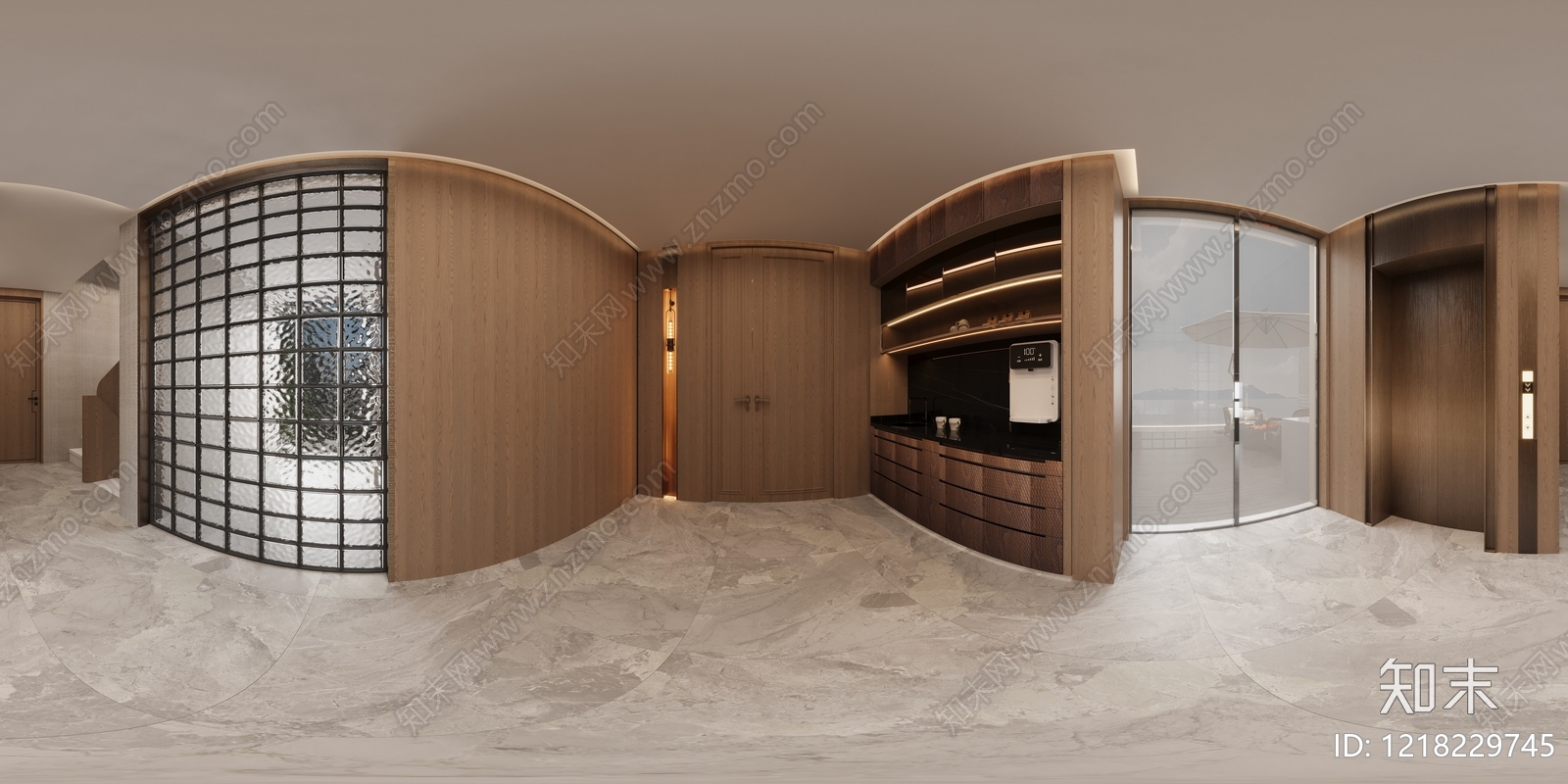 新中式衣帽间3D模型下载【ID:1218229745】