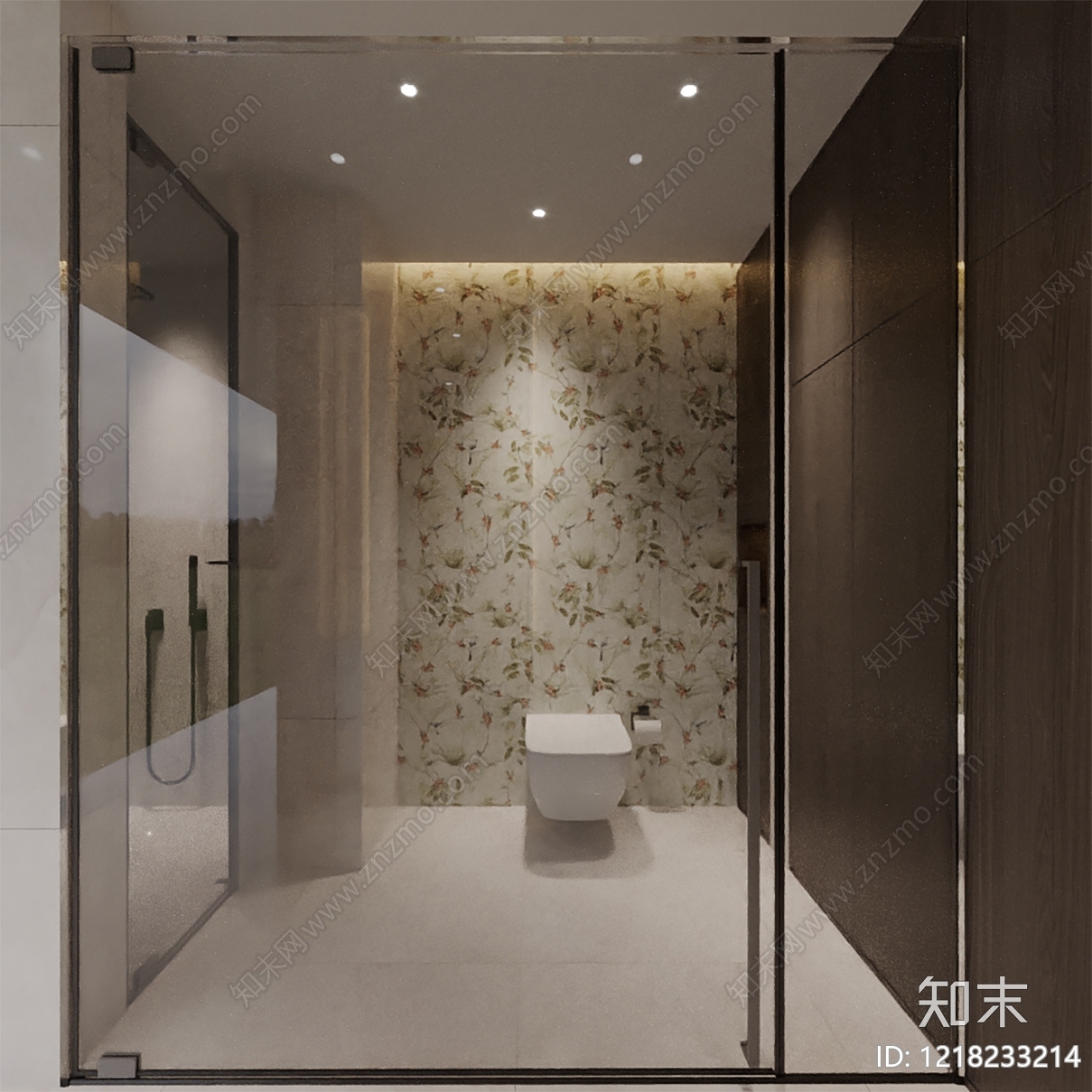 现代简约卫生间3D模型下载【ID:1218233214】