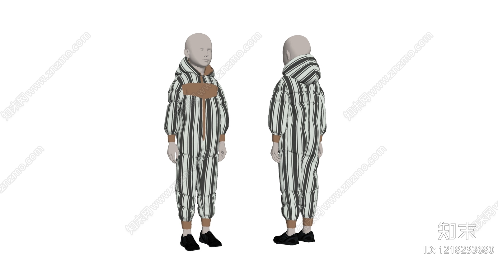 极简主义服装展台SU模型下载【ID:1218233680】
