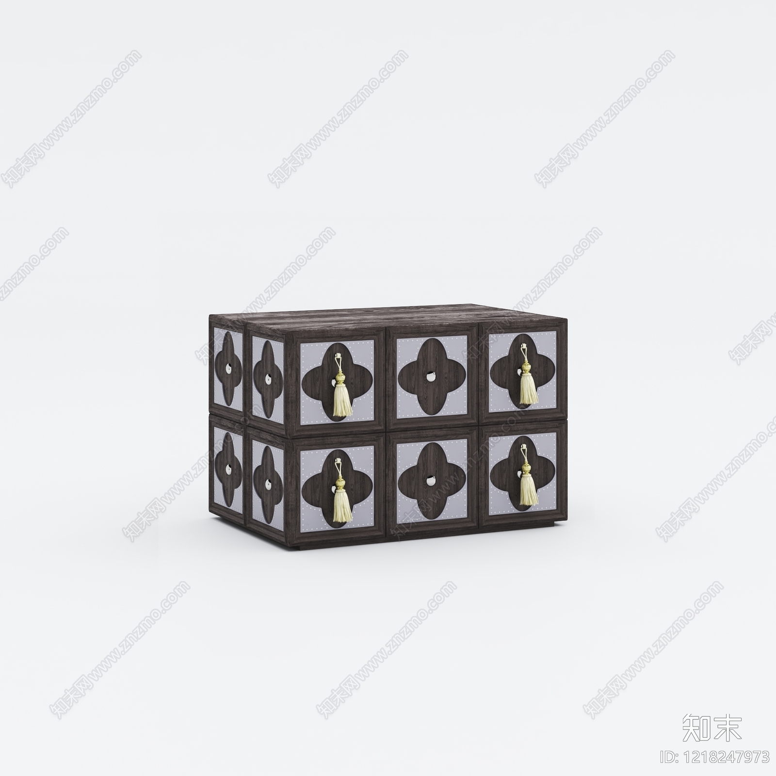 新中式斗柜3D模型下载【ID:1218247973】