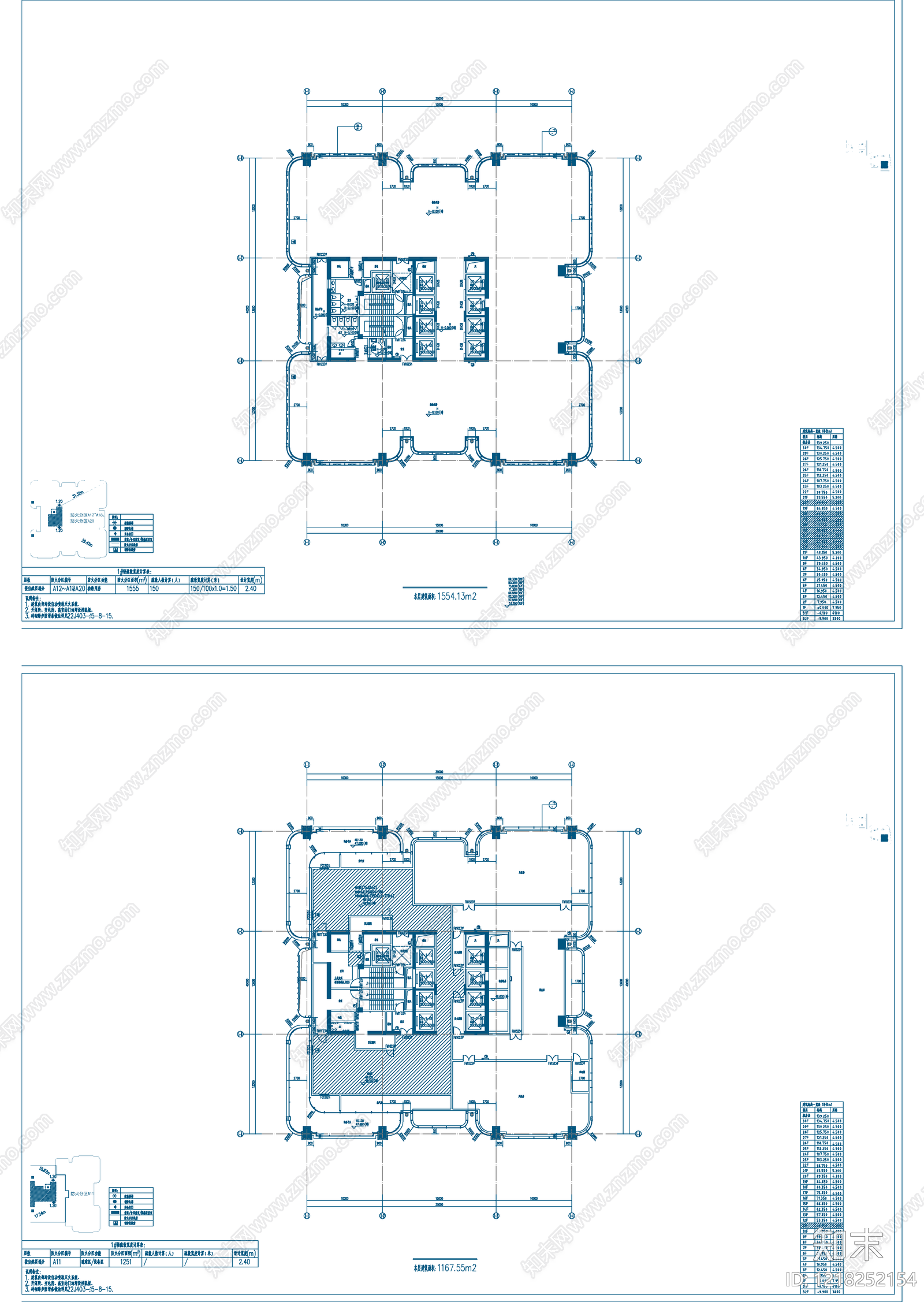 产业园建筑cad施工图下载【ID:1218252154】