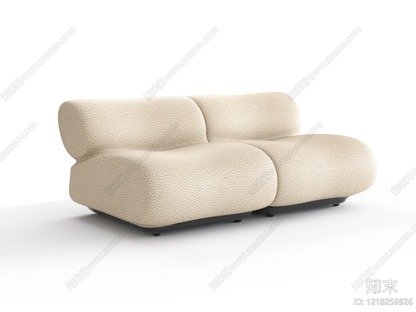 现代简约双人沙发3D模型下载【ID:1218256926】