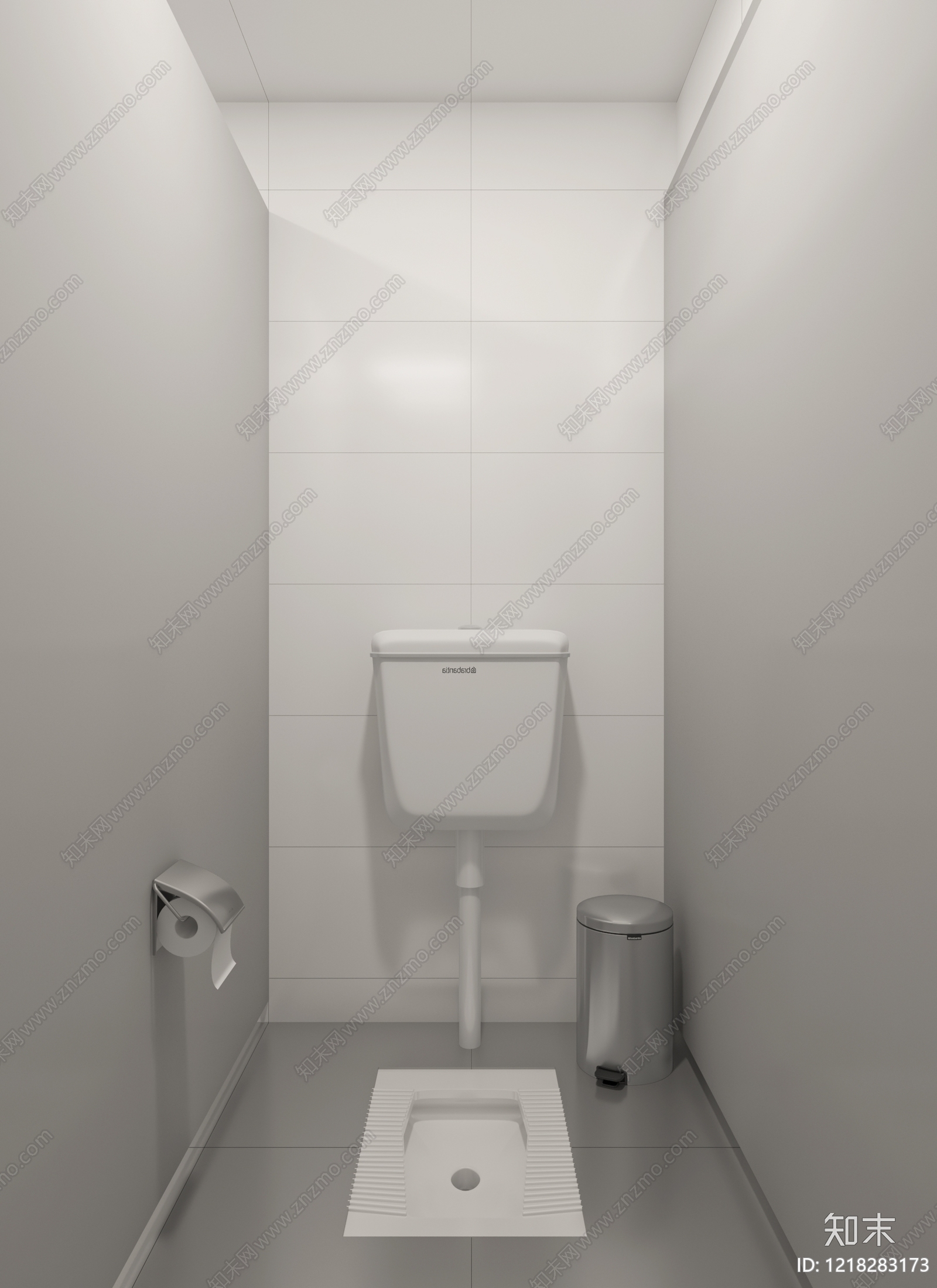 极简主义公共卫生间3D模型下载【ID:1218283173】