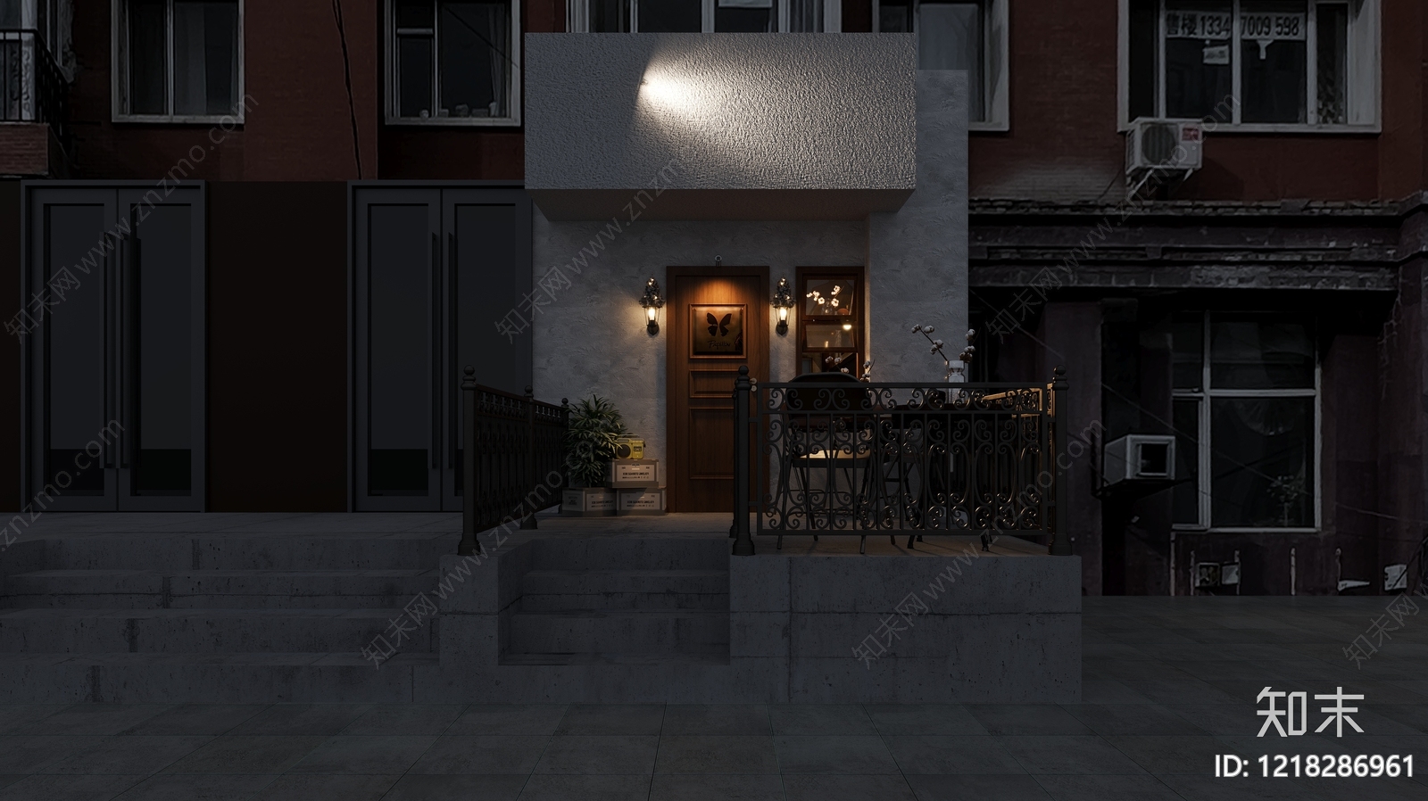 复古西餐厅3D模型下载【ID:1218286961】