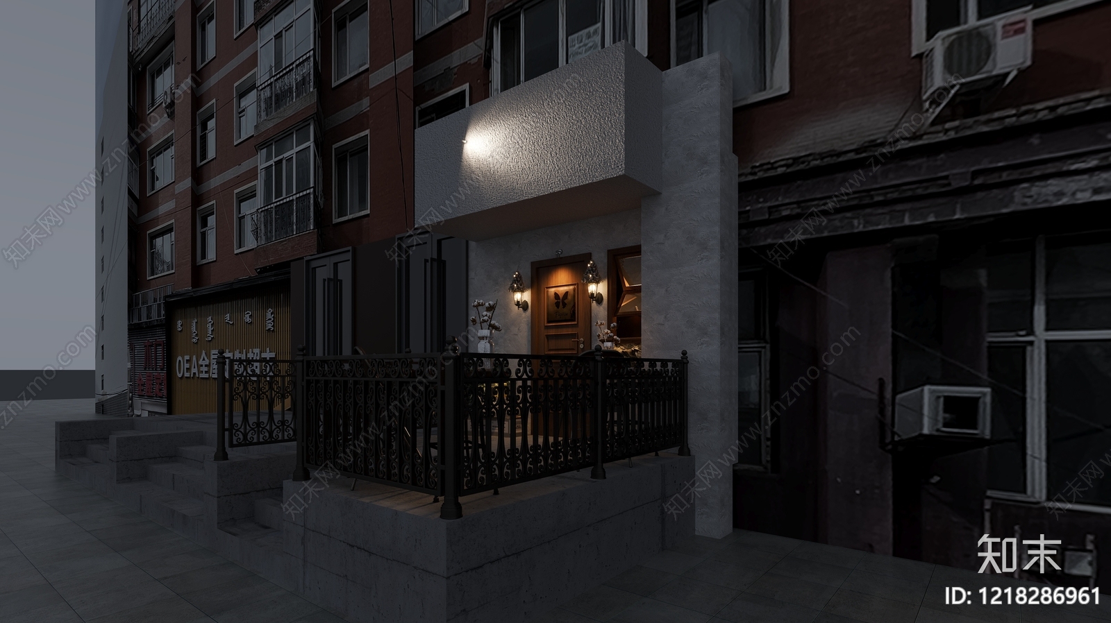 复古西餐厅3D模型下载【ID:1218286961】