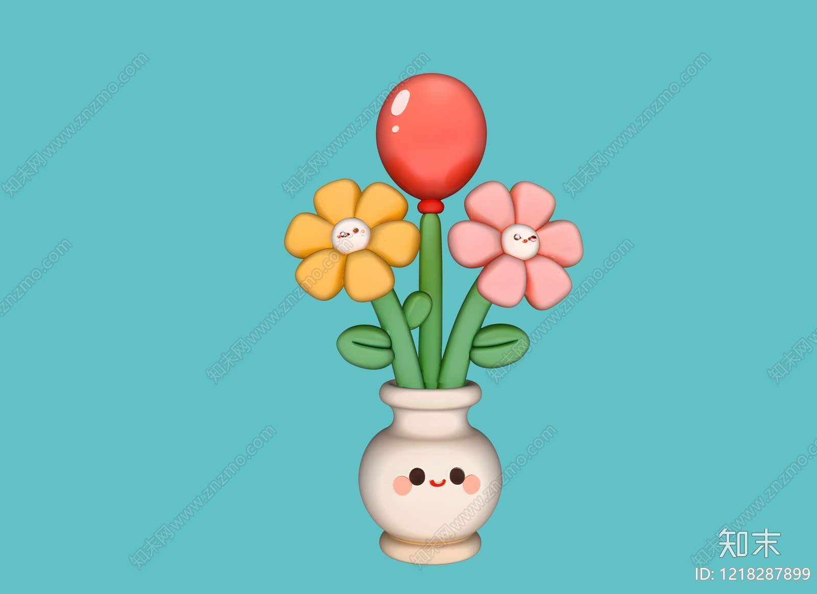奶油风花瓶SU模型下载【ID:1218287899】