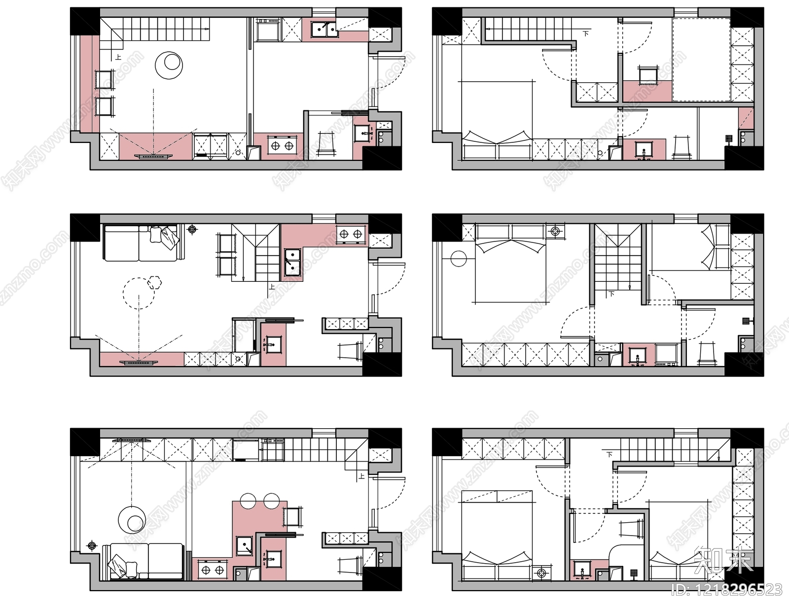 loft公寓CAD图纸