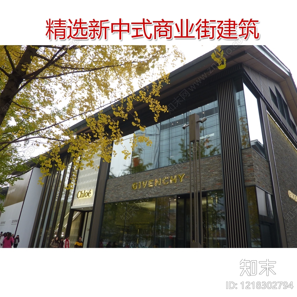 商业街cad施工图下载【ID:1218302794】