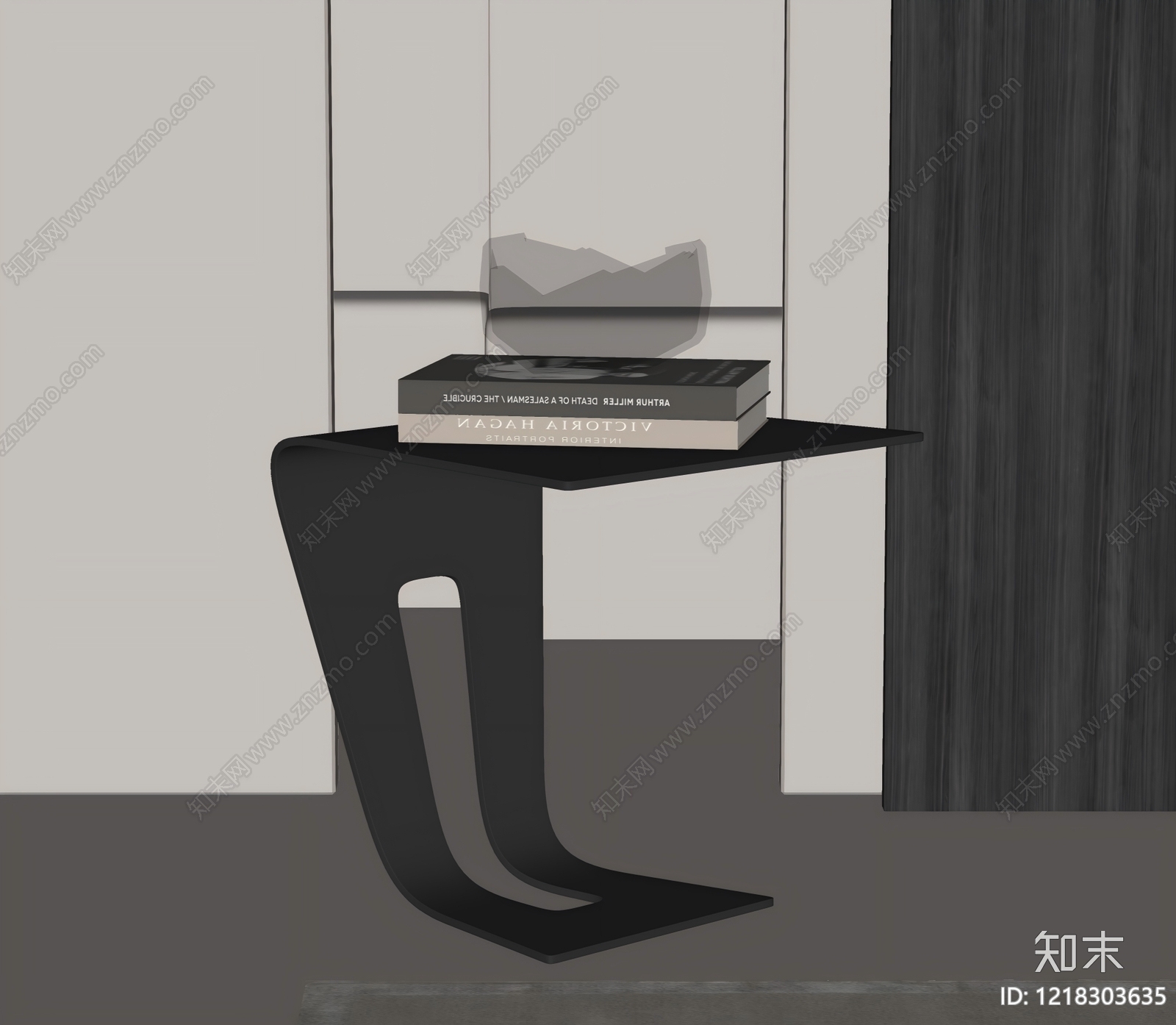 极简边几SU模型下载【ID:1218303635】