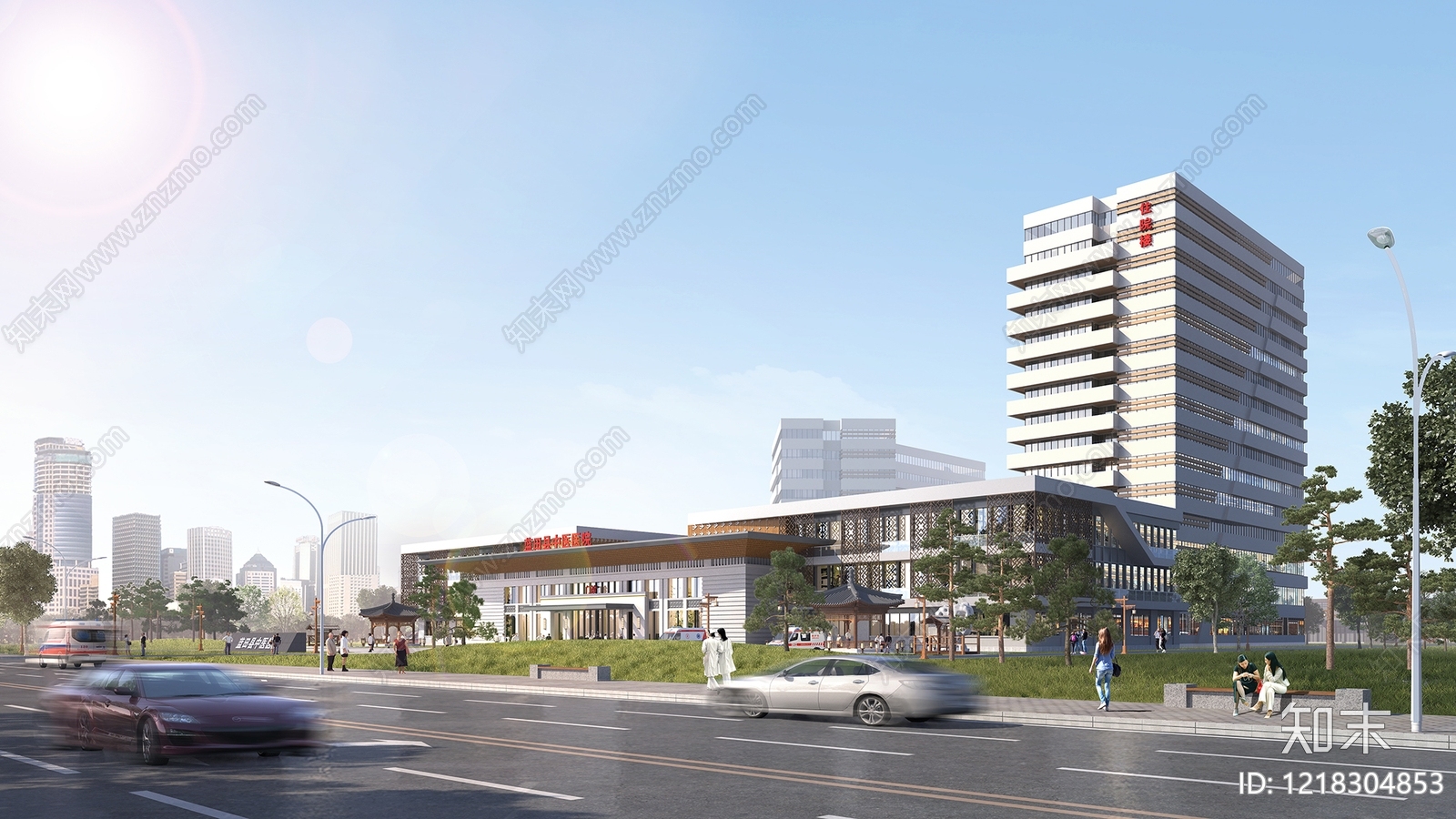 新中式其他公共建筑3D模型下载【ID:1218304853】