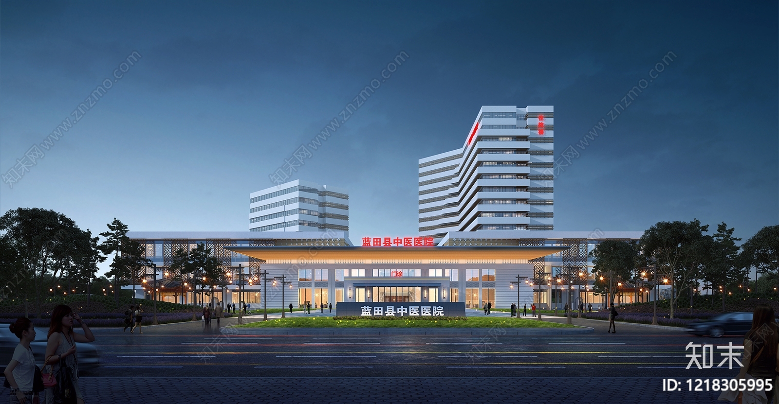 新中式其他公共建筑3D模型下载【ID:1218305995】