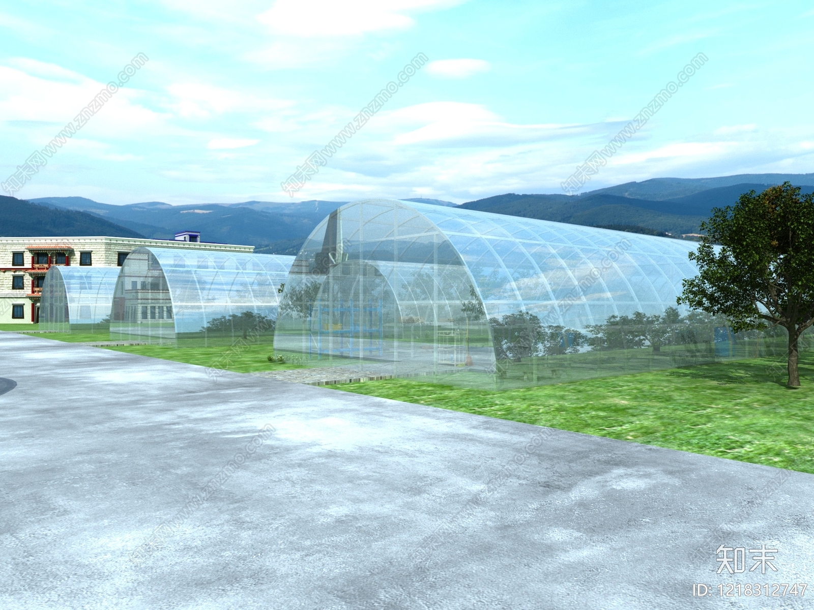 现代主义农作物3D模型下载【ID:1218312747】