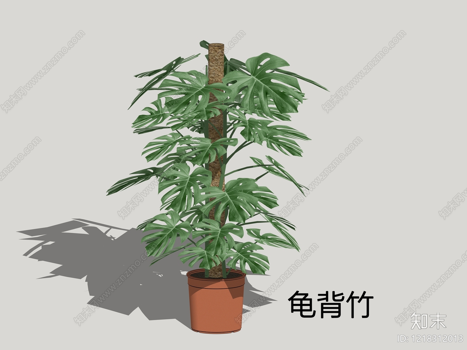 现代简约盆栽SU模型下载【ID:1218312013】