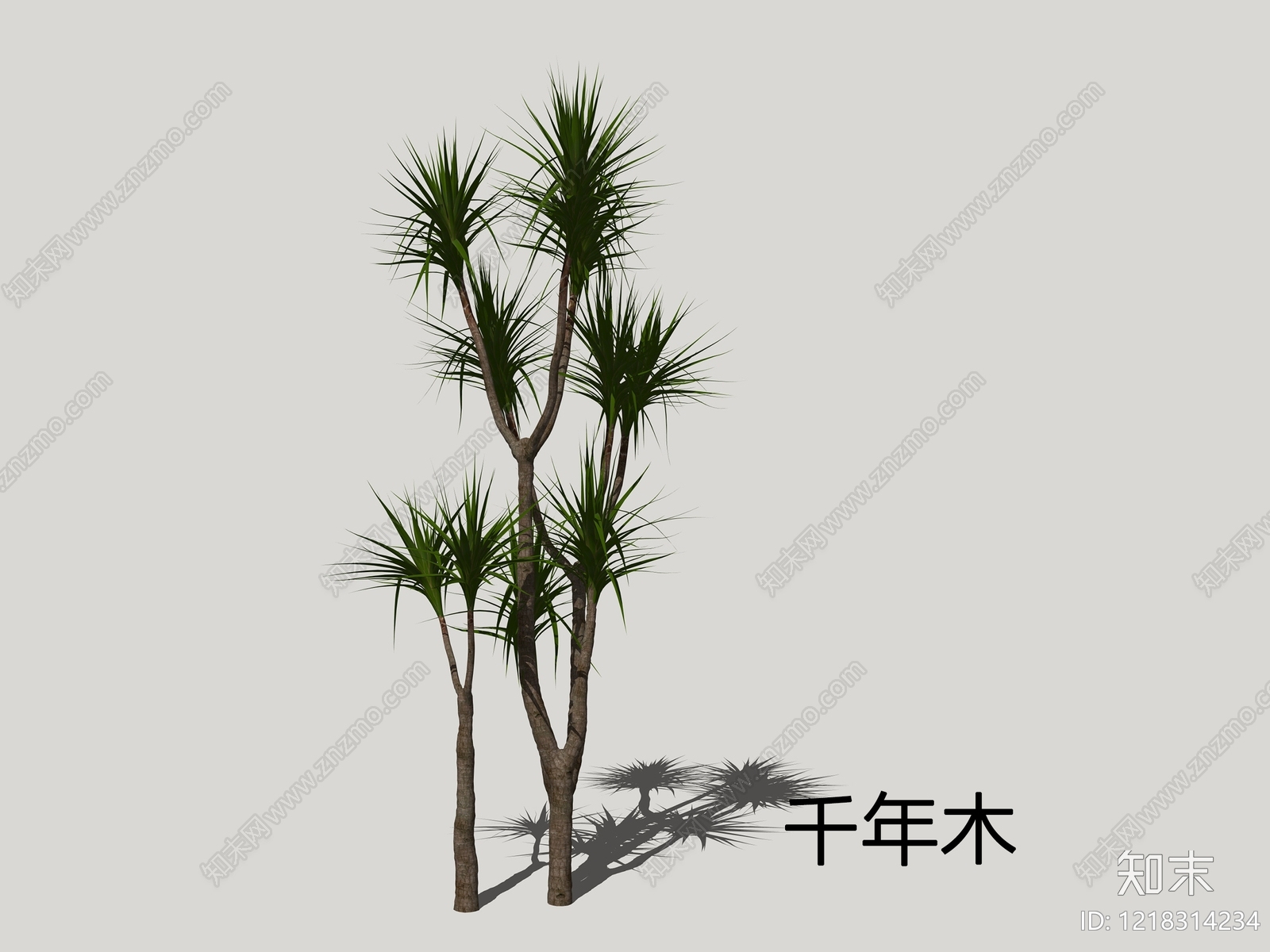 现代简约灌木SU模型下载【ID:1218314234】