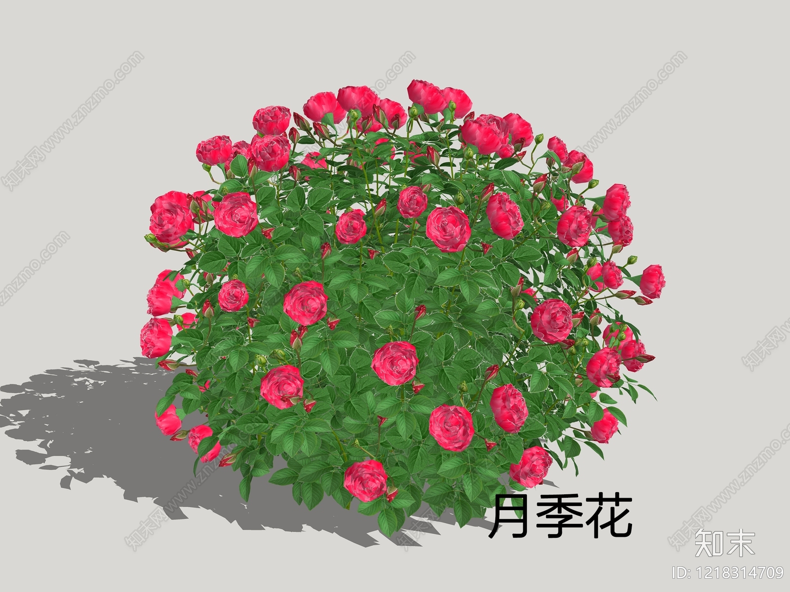 新中式景观灌木SU模型下载【ID:1218314709】