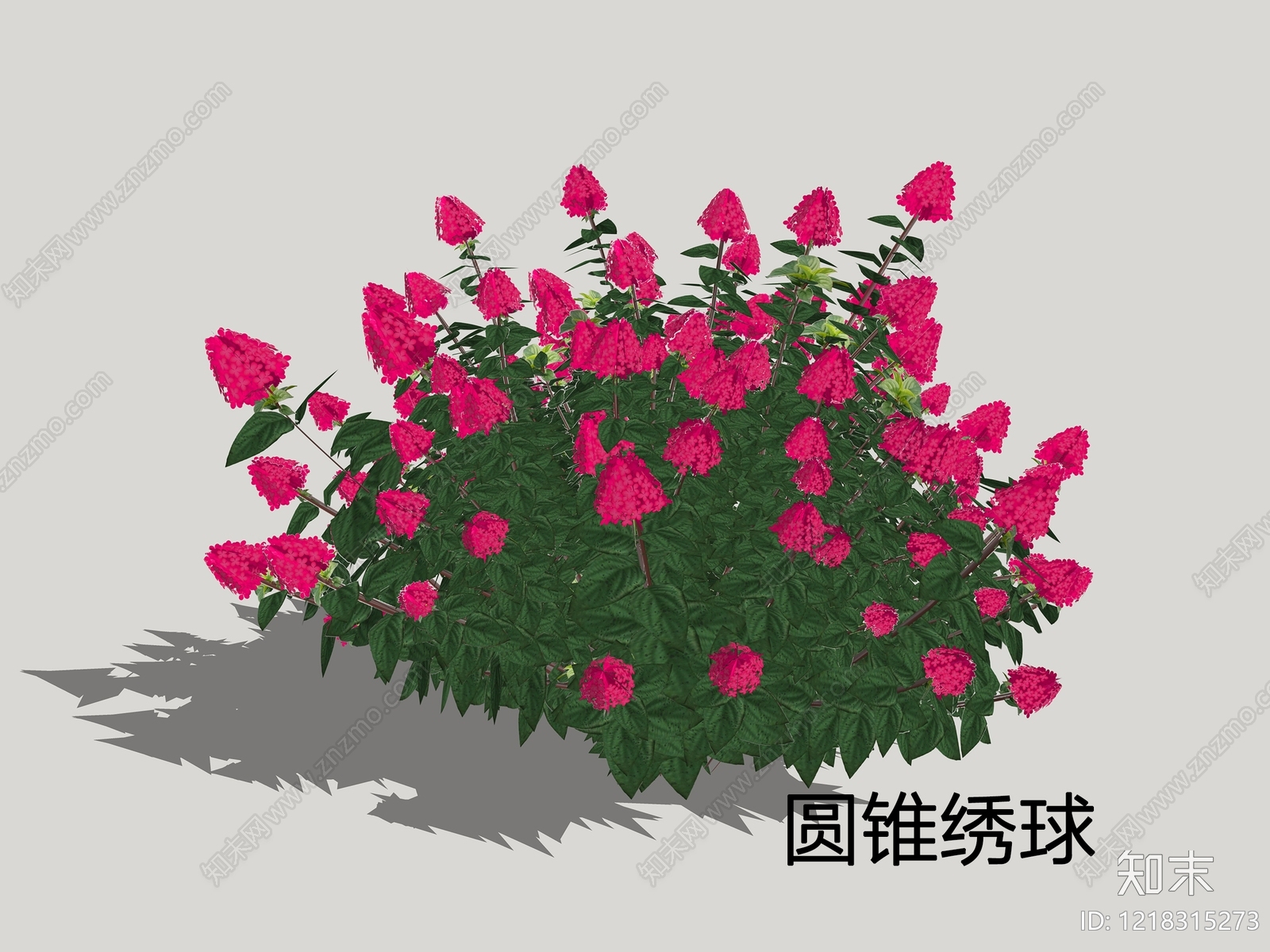 新中式景观灌木SU模型下载【ID:1218315273】