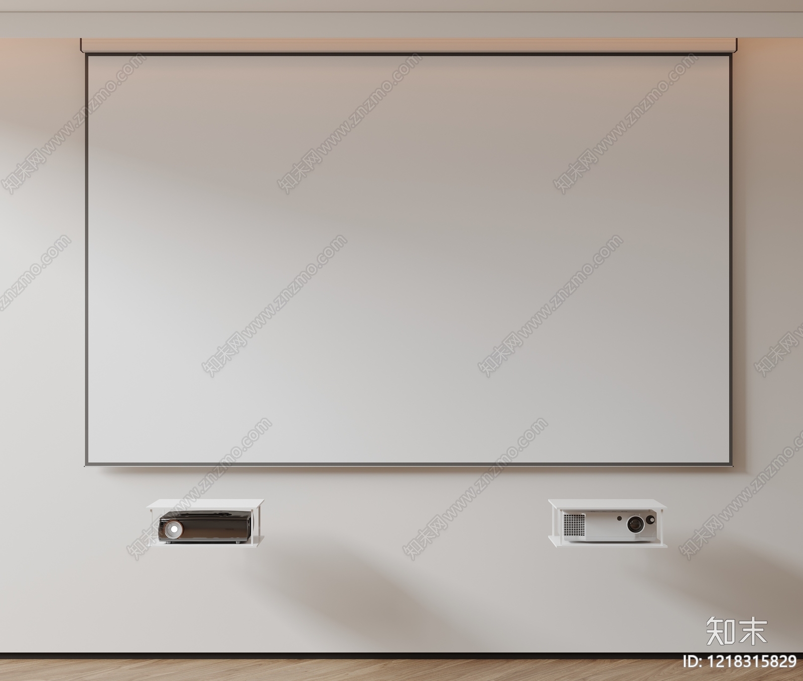 极简投影3D模型下载【ID:1218315829】