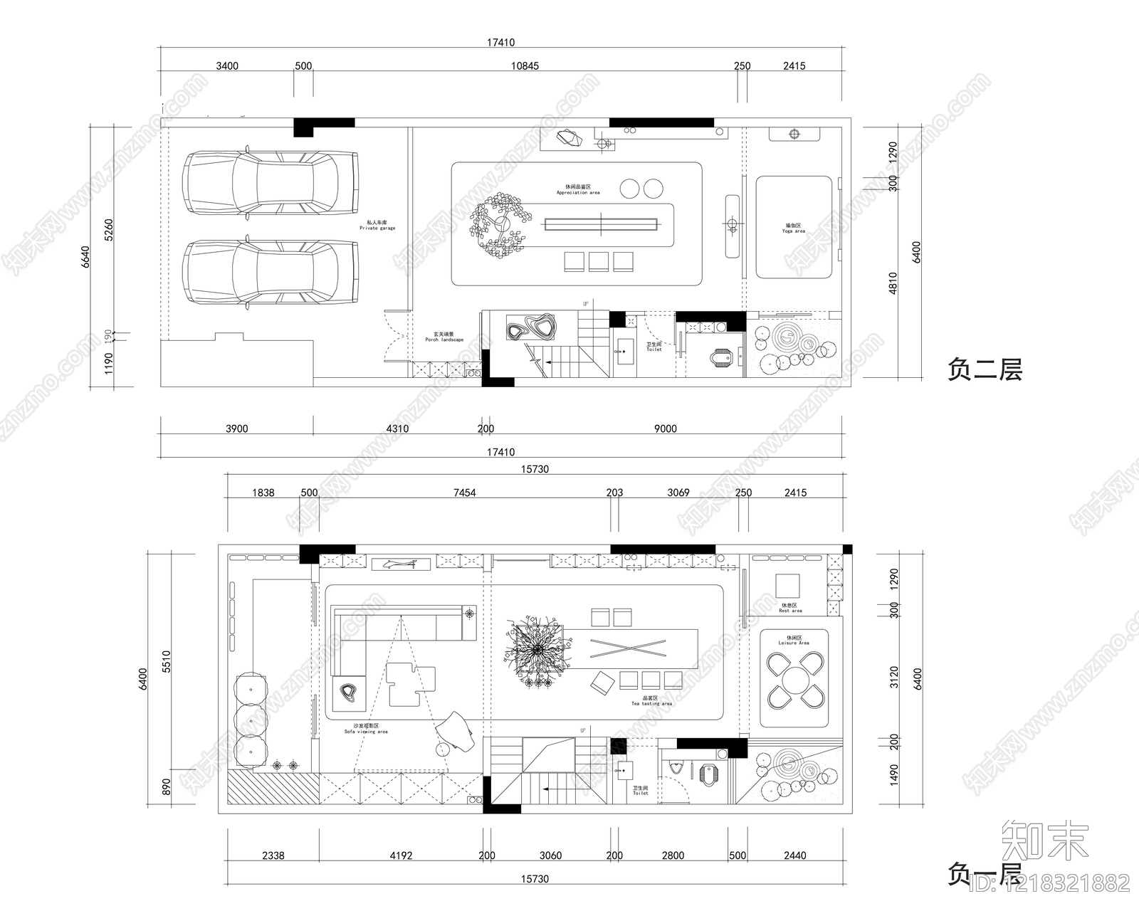 别墅cad施工图下载【ID:1218321882】