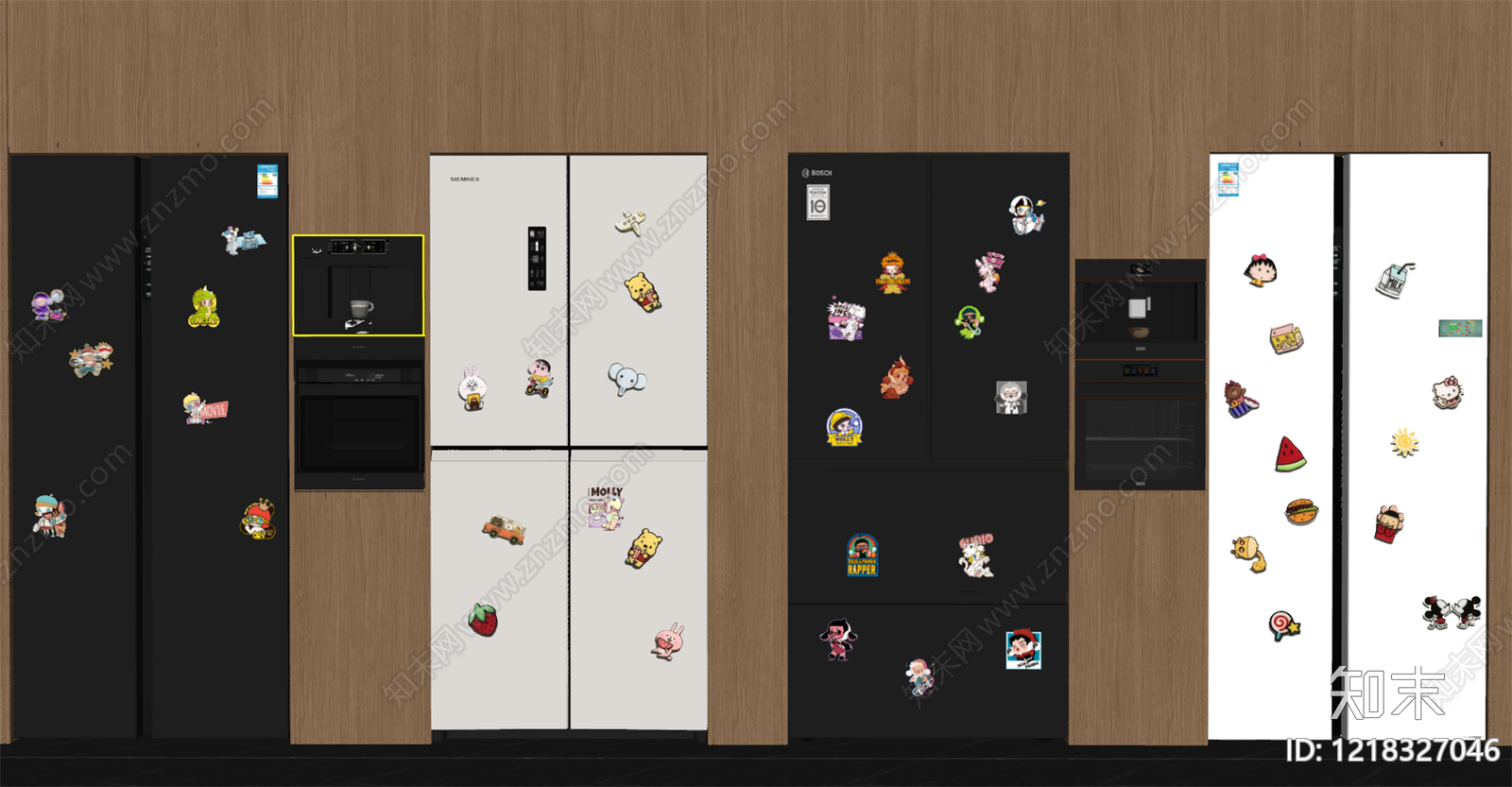 现代简约家电展厅SU模型下载【ID:1218327046】