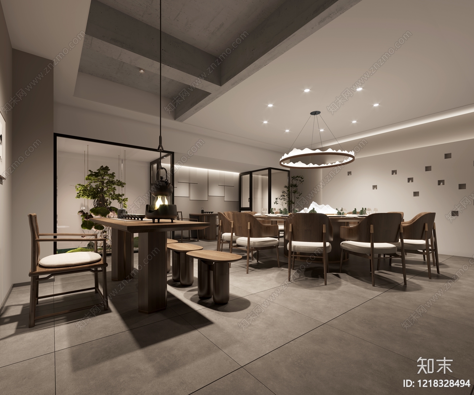 茶馆cad施工图下载【ID:1218328494】