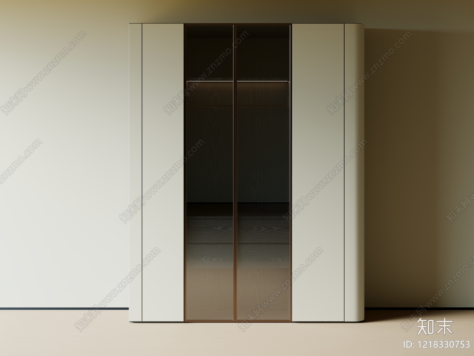 现代衣柜SU模型下载【ID:1218330753】