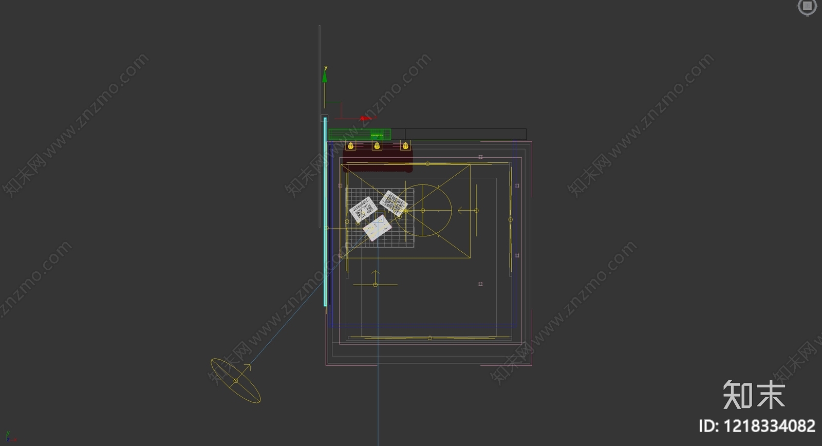 奶油风储物柜3D模型下载【ID:1218334082】