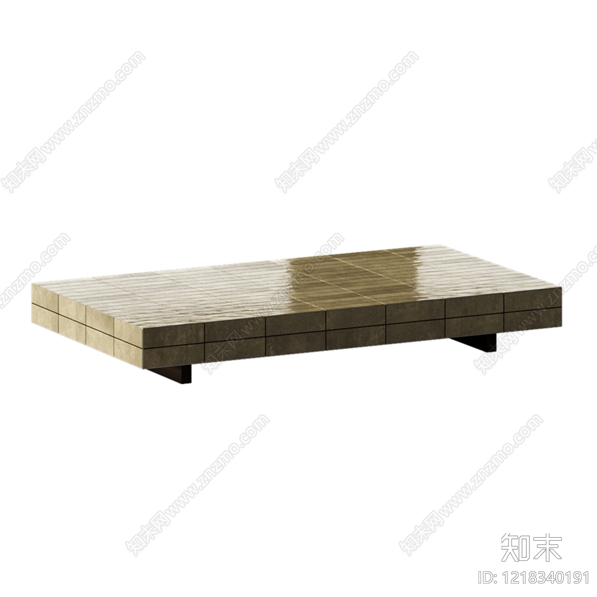 极简茶几3D模型下载【ID:1218340191】