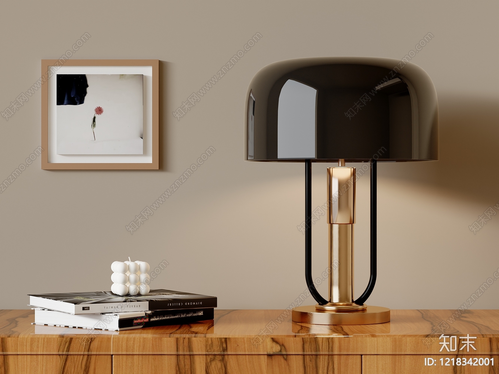 中古风台灯3D模型下载【ID:1218342001】